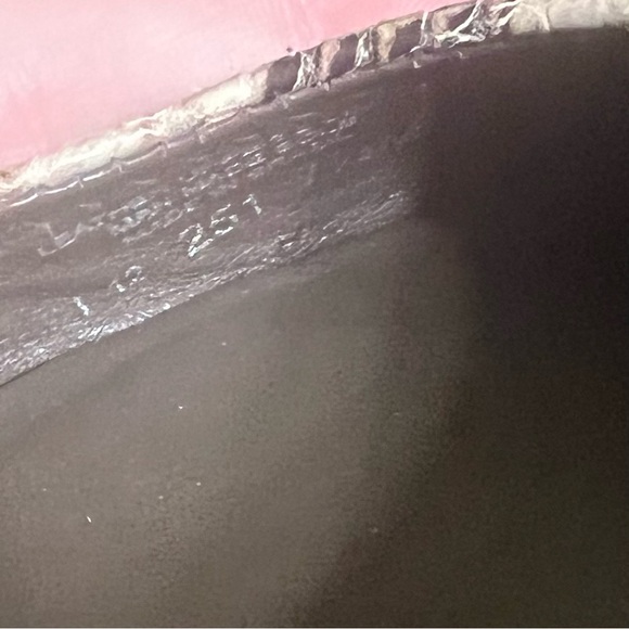 Authentic TORY BURCH SNAKESKIN EMBOSSED BALLET FLATS Women’s Size 7.5 EUC - Picture 8 of 11